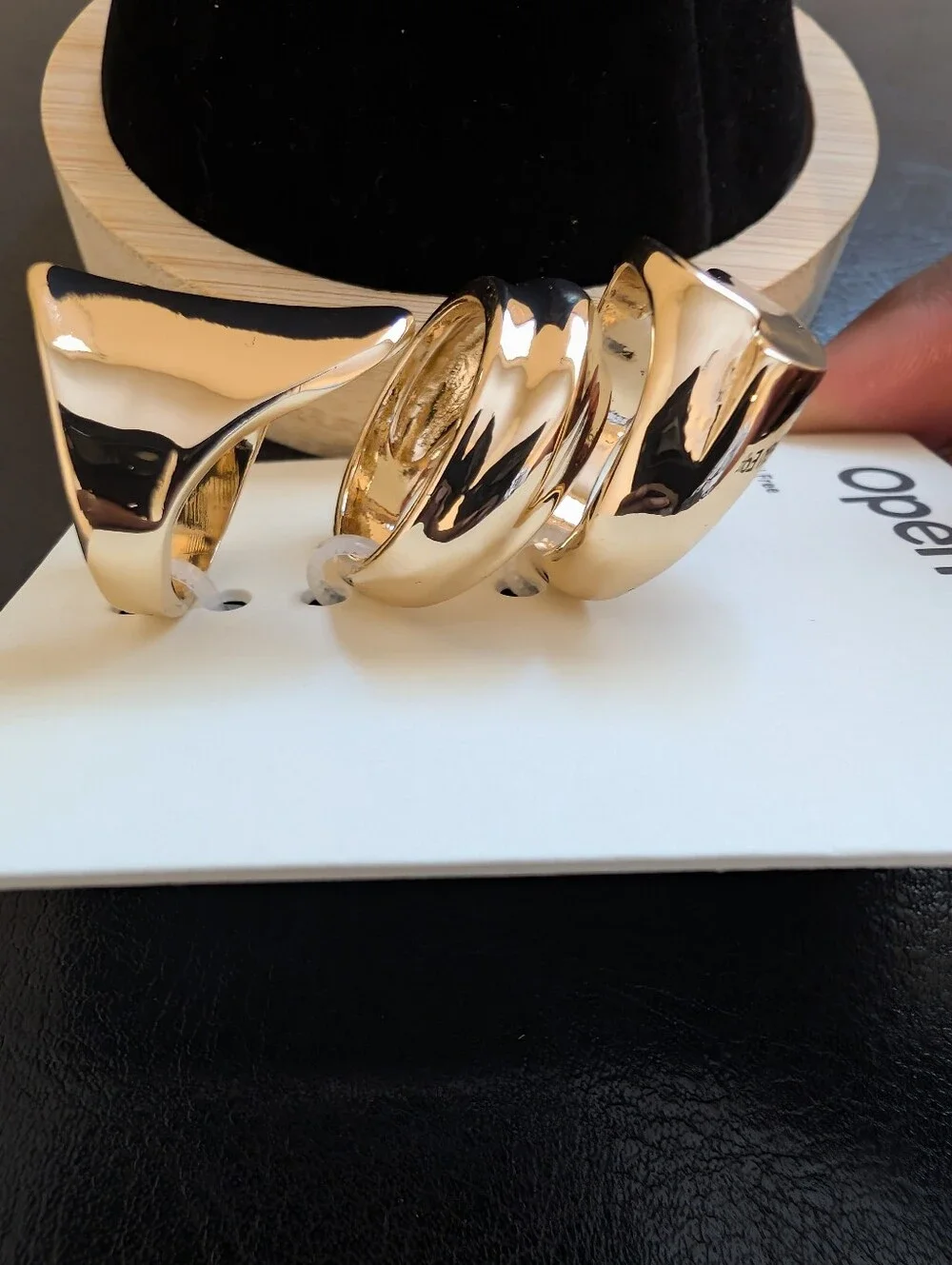 Gold Tone Statement Rings - 3 Ring Bundle- Retail $21.90